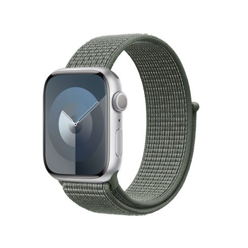 Crong Nylon Loop za za Apple Watch 42/44/45/49 mm (vojaško zelena)