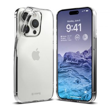   Crong Crystal Slim Cover - etui za iPhone 15 Pro Max (prozoren)