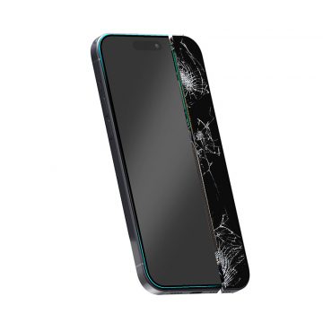   Crong Nano Glass - Nezlomljivo hibridno steklo za iPhone 15 Pro Max