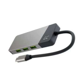   Green Cell - Priklopna postaja HUB USB-C HDMI 4K DEX SD & MicroSD reža za kartico USB 3.1