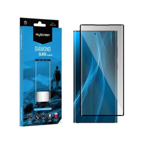 MyScreen DIAMOND GLASS edge3D zaščitno steklo črno Samsung Galaxy S22 Ultra