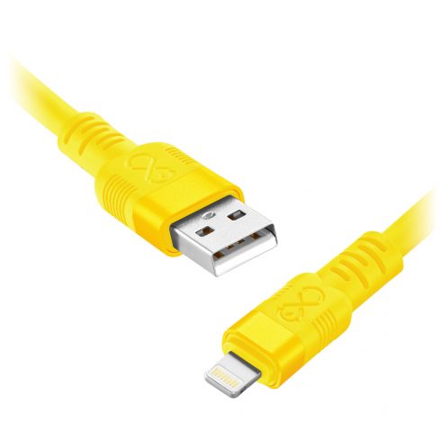 USB-A kabel - Lightning eXc WHIPPY Pro, 0,9M, 29W, hitro polnjenje, neon mix barva