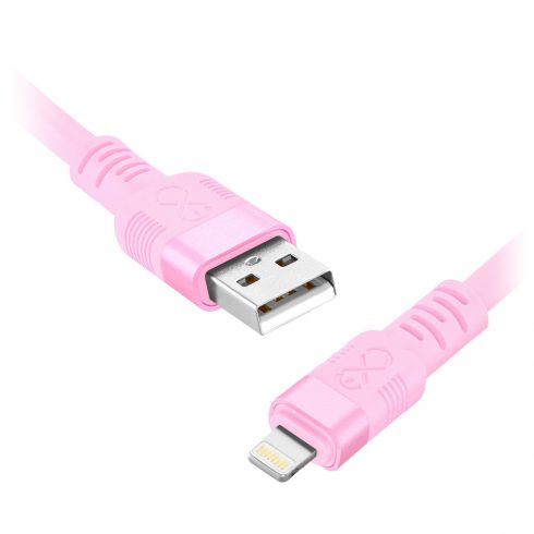 USB-A kabel - Lightning eXc WHIPPY Pro, 0,9M, 29W, hitro polnjenje, mešanica pastelnih barv