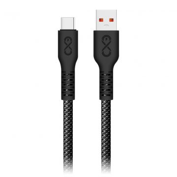   Kabel USB-A - USB-C eXc IMMORTAL, 0,9 m, 30 W, hitro polnjenje, mešana barva