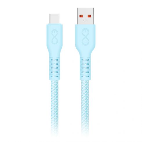 Kabel USB-A - USB-C eXc IMMORTAL, 2 m, 30 W, hitro polnjenje, mešana barva