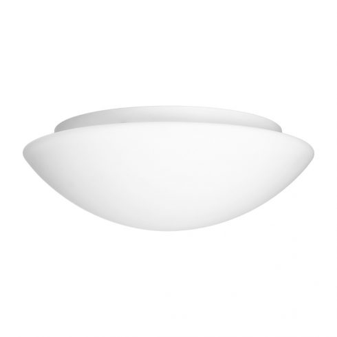 LUBA LED svetilka, 24W, 4000K, 2400lm, belo jeklo, pokrov iz motnega stekla, IP44