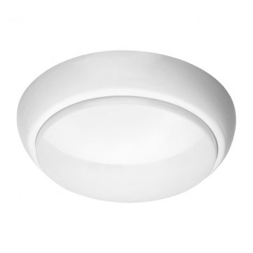   LED svetilka KOKO, 18W, 3000K, 1650lm, bela - polipropilen, mat senčnik - polikarbonat, IP44, IK10