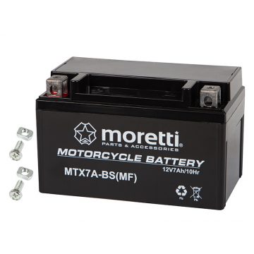 82-352# Motoristična baterija 12v 7ah mtx7a-bs moretti