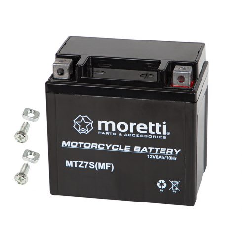 82-355# Motorna baterija 12v 6ah mtz7s moretti