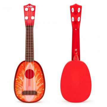 Ukulele kitara za otroke, štiri strune, jagoda