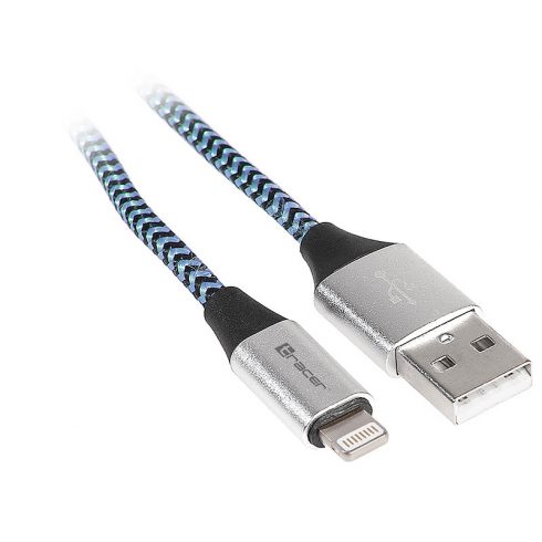 TRACER USB 2.0 iPhone AM - lightning kabel 1,0 m črno-moder