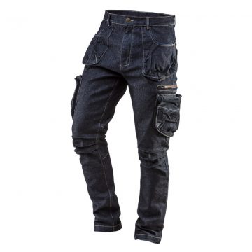 Delovne hlače DENIM s 5 žepi, velikost XXXL