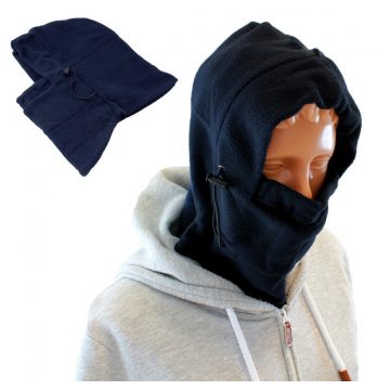 BQ42A Balaclava maska iz flisa 3 v 1 modra