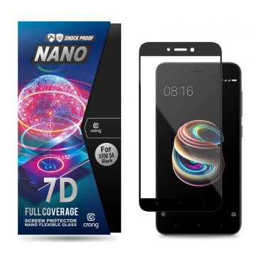   Crong 7D Nano Fleksibilno steklo – polno pokrito hibridno zaščitno steklo 9H Xiaomi Redmi 5A