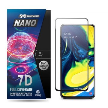   Crong 7D Nano Flexible Glass – Full Coverage Hybrid Screen Protector 9H Samsung Galaxy A80 / A90