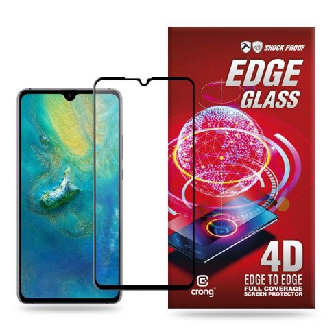 Crong Edge Glass - Full Glue Edge-to-Edge 9H zaščitno steklo za Huawei Mate 20