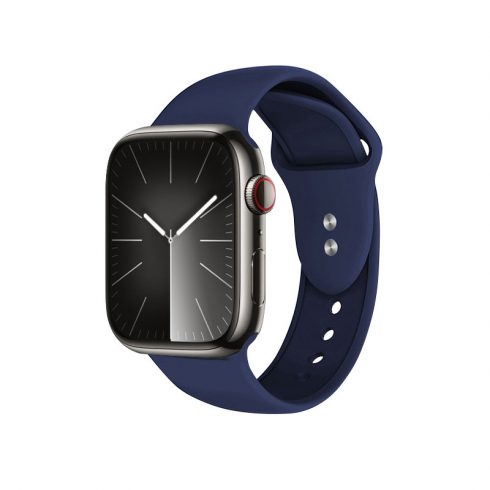 Tekoči pas Crong za Apple Watch 42/44/45 mm (mornarsko moder)