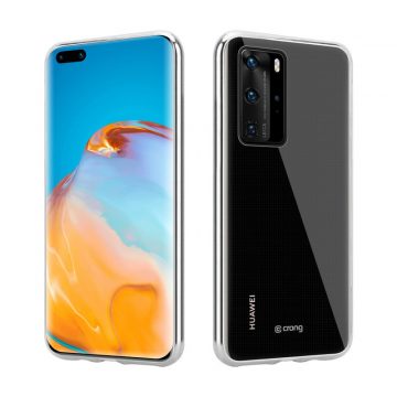   Crong Crystal Slim Cover - zaščitna torbica za Huawei P40 (prozorna)