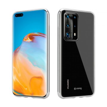   Crong Crystal Slim Cover - zaščitna torbica za Huawei P40 Pro (prozorna)