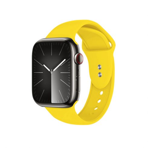 Crong tekoči pas za Apple Watch 42/44/45/49 mm (rumen)