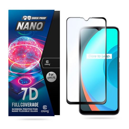 Crong 7D Nano Flexible Glass – Full Coverage Hybrid Screen Protector 9H Realme C11