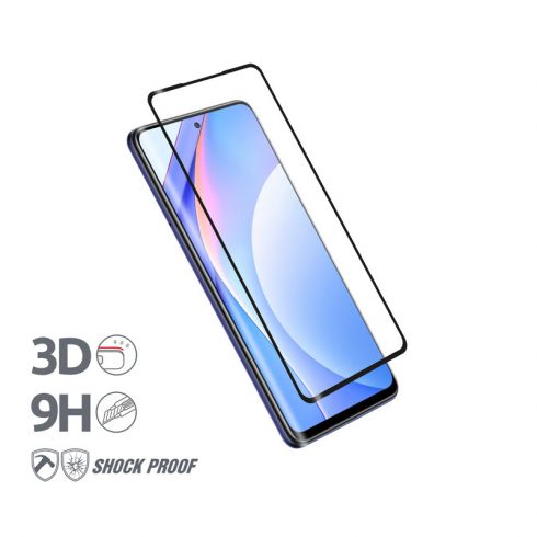 Crong 3D Armor Glass - Kaljeno steklo Full 9H Lepilo na zaslonu Xiaomi Mi 10T Lite