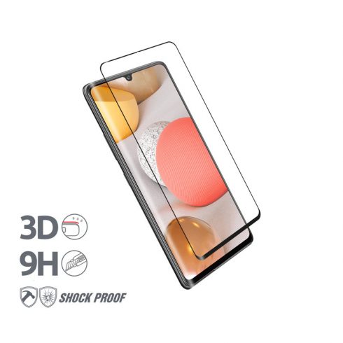 Crong 3D Armor Glass - Kaljeno steklo 9H Full Glue za celoten zaslon Samsung Galaxy A42 5G