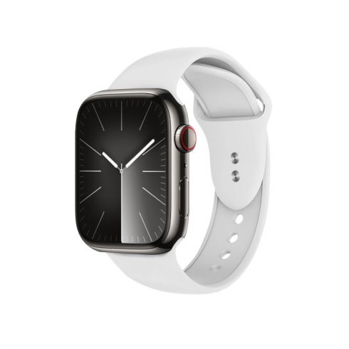 Tekoči pas Crong za Apple Watch 38/40/41 mm (bel)