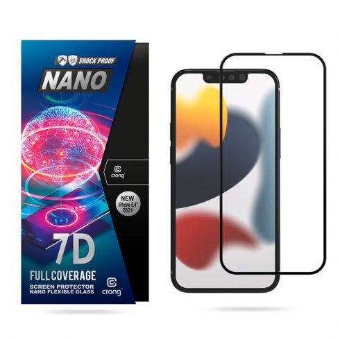 Crong 7D Nano Flexible Glass – Full Coverage Hybrid Screen Protector 9H iPhone 5.4 iPhone 13 mini