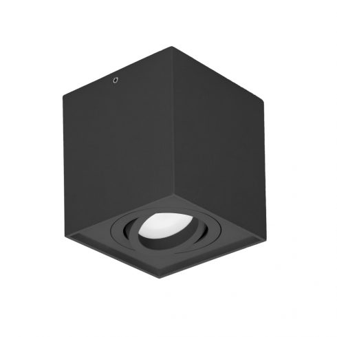 CAROLIN DLS GU10 subwoofer max 35W, IP20, kvadraten, črn