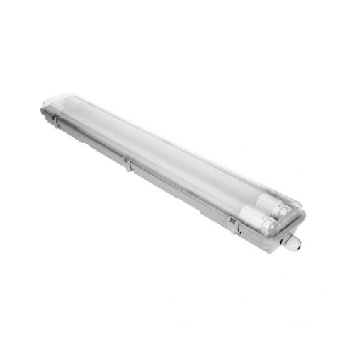 VUMBI II T8 LED 2x9W protiprašna svetilka s T8 LED fluorescentnimi cevmi, 1800lm, IP65, 4000K