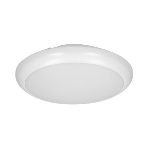 LAPIS LED 12W, stropna svetilka z mikrovalovnim senzorjem gibanja, 800lm, IP65, 4000K, IK10, opalni polikarbonat, bela