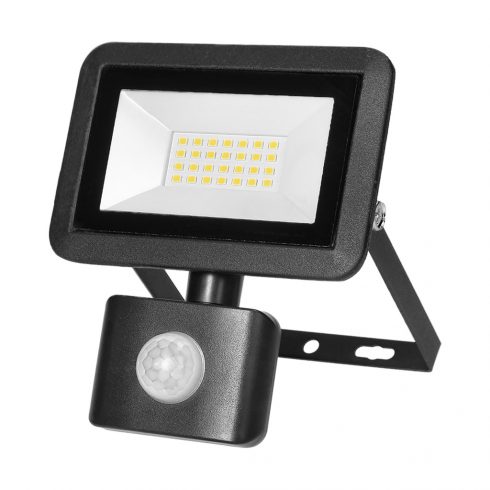 FARO S LED reflektor PIR 20W, 1600lm, IP44, 4000K, aluminij + steklo