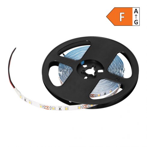 LED trak 12V, 2835, 60L/m, 500lm/m, 4,8W/m, IP20, 3000K, 5m