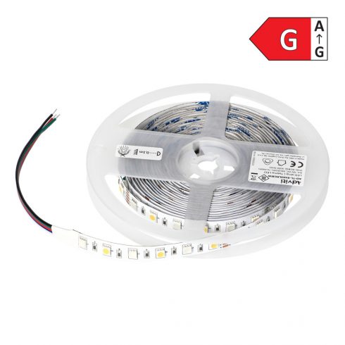 LED trak 12V, Samsung chipset 5050, 60L/m, 330lm/m, 14,4W/m, IP20, RGBW, 5m