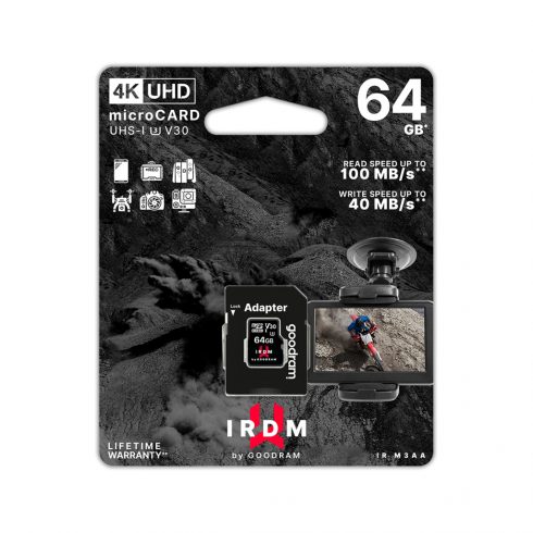 64 GB UHS-I U3 Goodram microSD spominska kartica z adapterjem