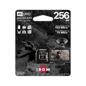   256 GB UHS-I U3 Goodram microSD spominska kartica z adapterjem