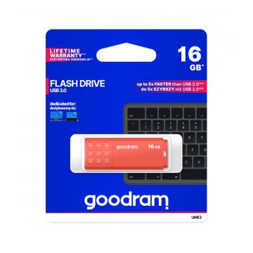 Goodram USB 3.2 flash disk 16 GB oranžen