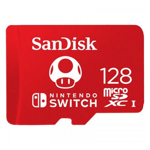 SanDisk Nintendo Switch microSDXC - Pomnilniška kartica 128 GB V30 UHS-I U3 100/90 MB/s