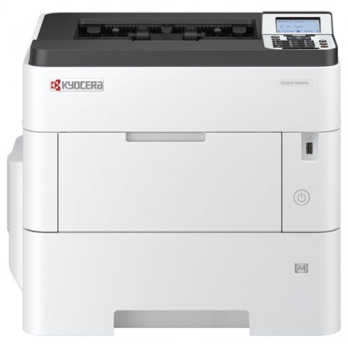 Kyocera ECOSYS PA6000x/ A4 č/b/ 60 strani na minuto/ PCL+PS3/ 512 MB RAM/ Duplex/ USB/ LAN