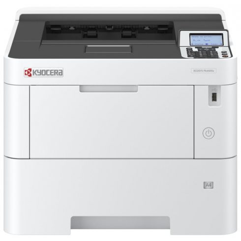 Kyocera ECOSYS PA4500x/ A4/ 45 strani na minuto/ 1200x1200 dpi/ PCL+PS3/ 512 MB RAM/ Duplex/ USB/ LAN