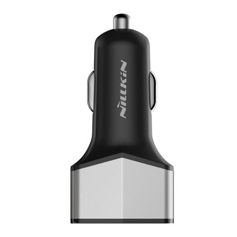 Avtopolnilec Nillkin Celerity - 2x USB-A + 1x USB-C, 32 W (srebrn)