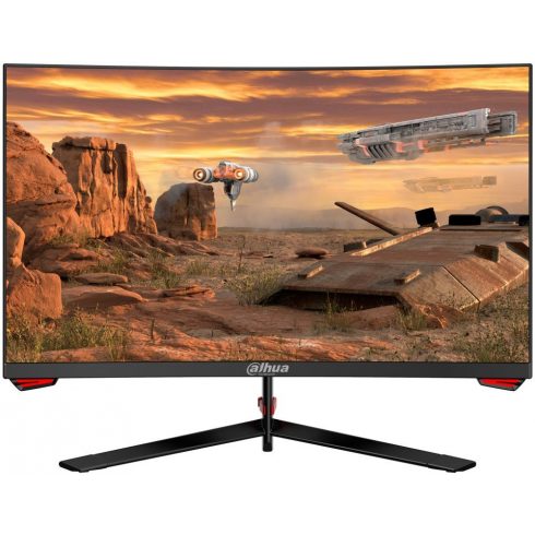 DAHUA 24" LED LM24-E230C/ gaming/ VA panel/ 1920x1080 (FHD)/ 3000:1/ 1ms/ 250 cd/m2/ HDMI/ DP/ VESA 75x75/ črn