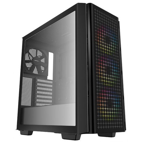 DEEPCOOL ohišje CG540 / ATX / 3x120mm ventilator / 140mm ARGB ventilator / 2x USB 3.0 / kaljeno steklo