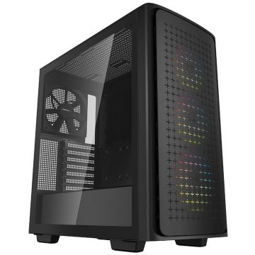   DEEPCOOL ohišje CK560 / ATX / 2x140 mm ventilator / 2xUSB 3.0 / USB-C / črn