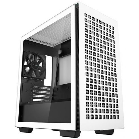 DEEPCOOL ohišje CH370 / MidT / MiniITX / 120mm ventilator / 2xUSB 3.0 / belo