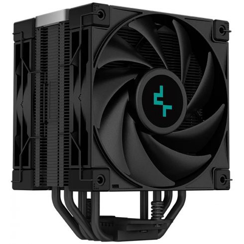 DEEPCOOL hladilnik AK400 Zero Dark Plus / 2x 120mm ventilator / 4x toplotne cevi / PWM / za Intel in AMD / komplet črn