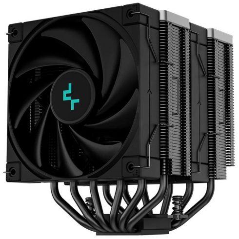 DEEPCOOL hladilnik AK620 Zero Dark / 2x120mm ventilator / 6x toplotne cevi / za Intel in AMD / komplet črn