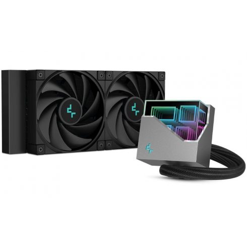 DEEPCOOL vodni hladilnik LT520 / 2x120 mm ventilator / ARGB / Intel in AMD