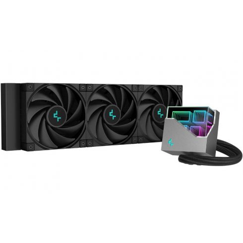 DEEPCOOL vodni hladilnik LT720 / 3x120 mm ventilator / ARGB / Intel in AMD